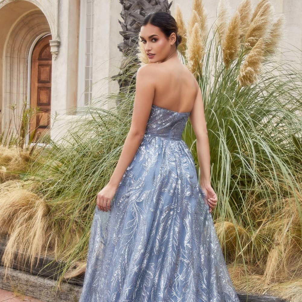 NEW LONG OFF THE SHOULDER SLEEVELESS DRESS WITH REMOVABLE CAPE & ZIP AL A1174